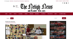Desktop Screenshot of nelighnews.com